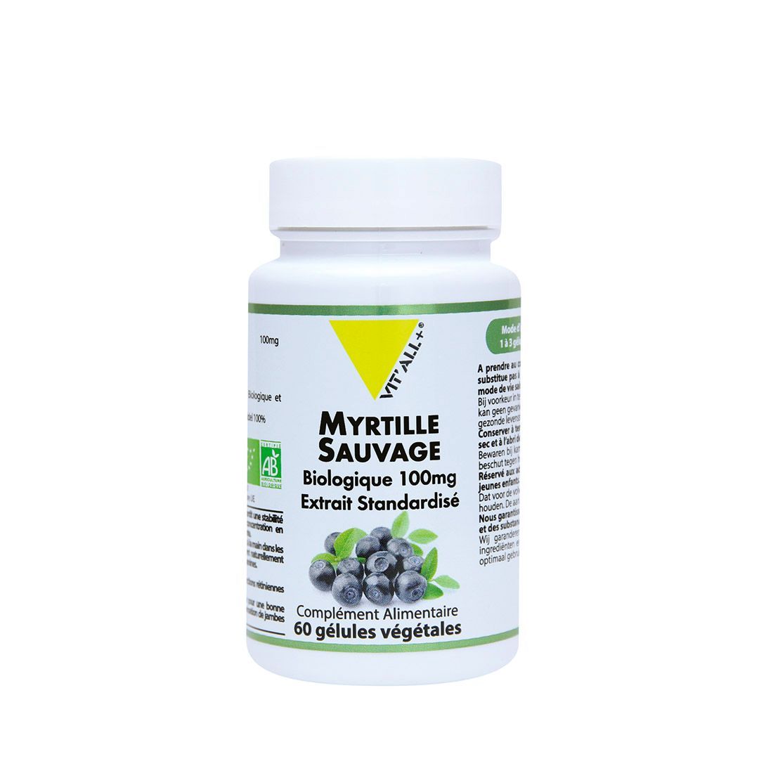 Myrtille Sauvage Bio VIT'ALL+ labellisée Botani+