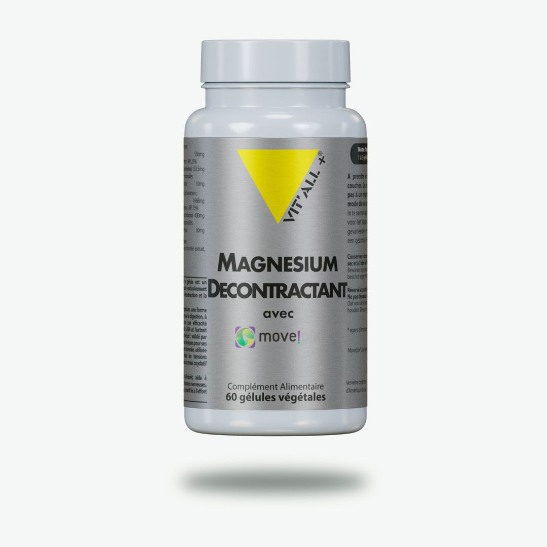 Magnésium Décontractant gélules de VIT'ALL+ labellisé Botani+
